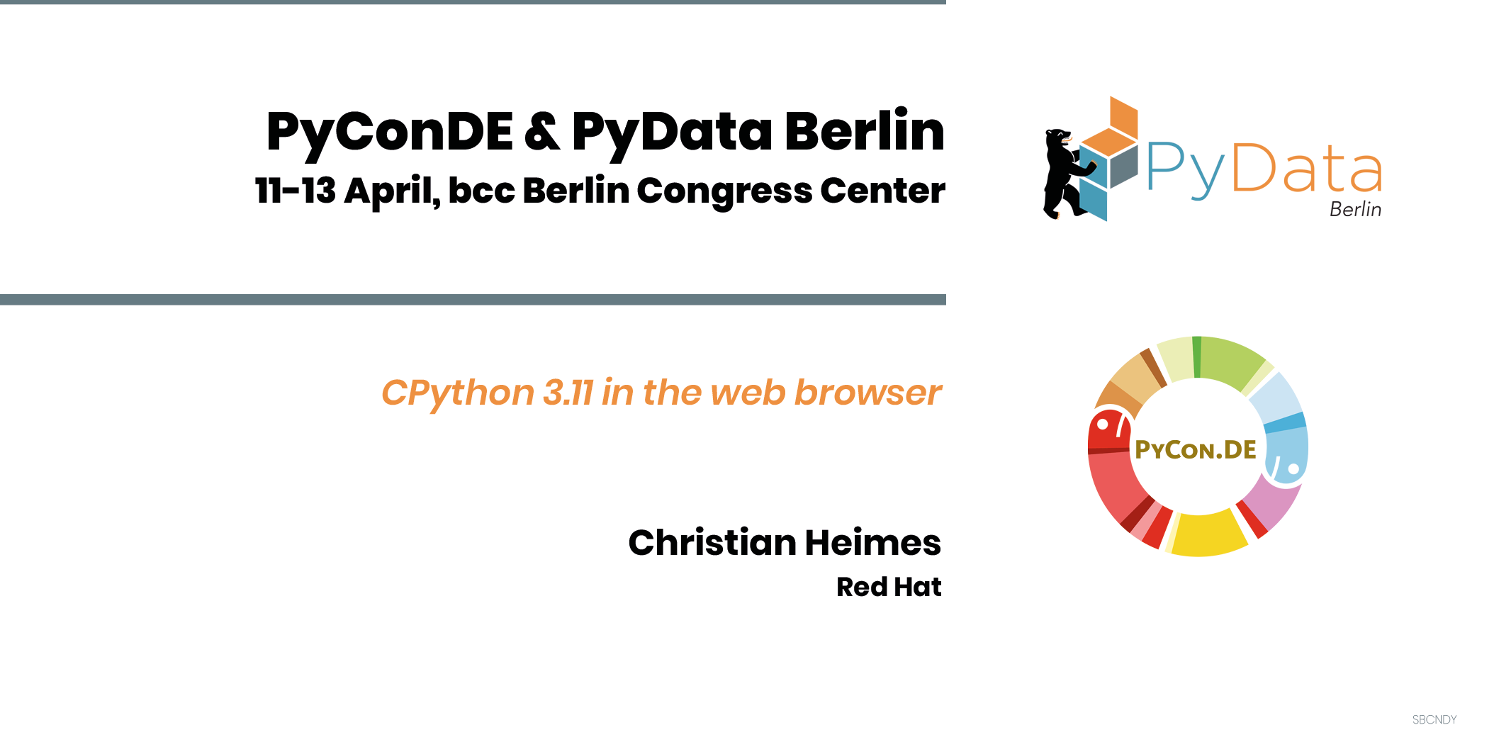 Python 3.11 in the Web Browser - A Journey Christian Heimes PyConDE & PyDataBerlin 2022 conference
